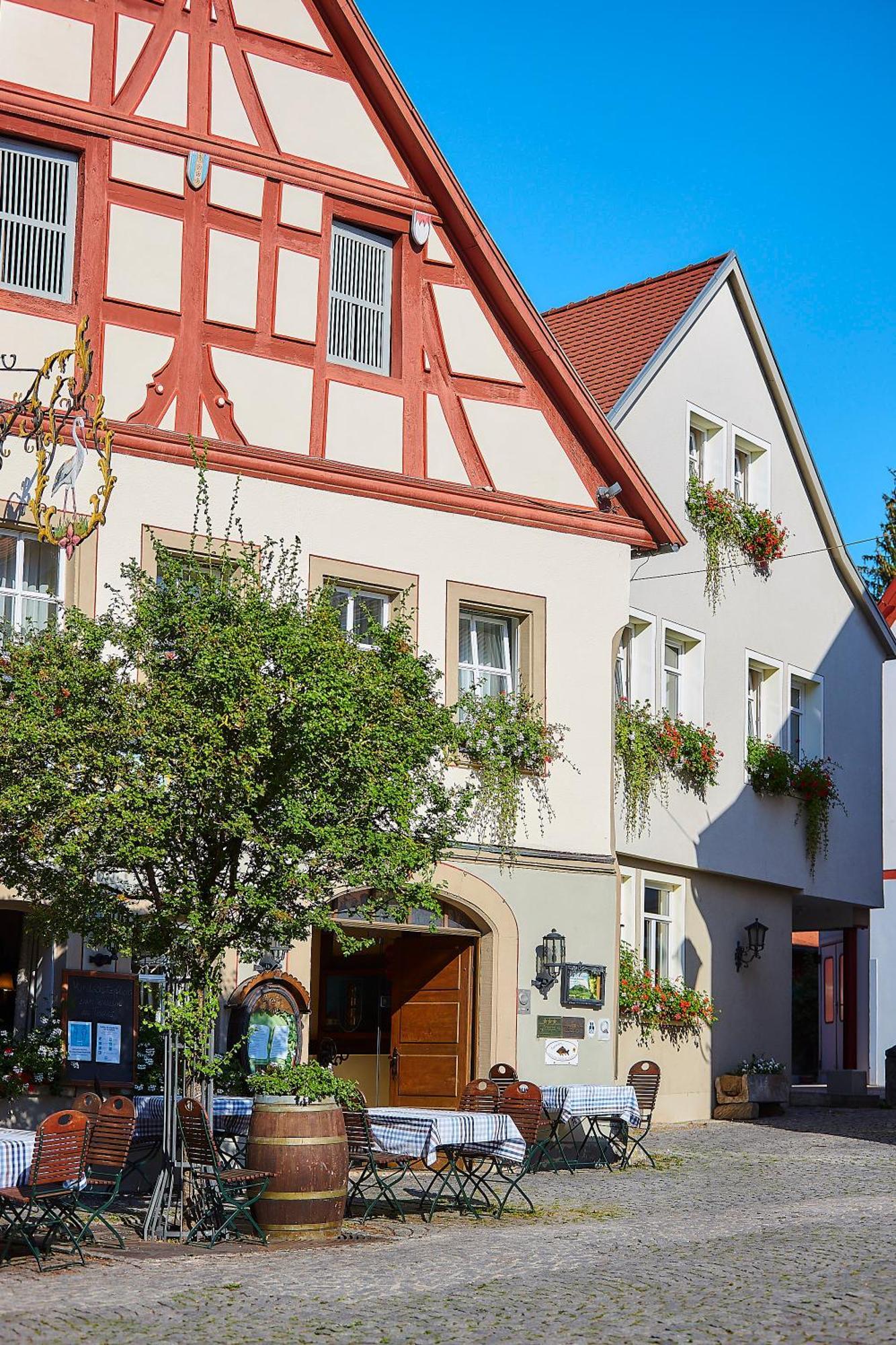 Flair Hotel Zum Storchen Bad Windsheim Esterno foto