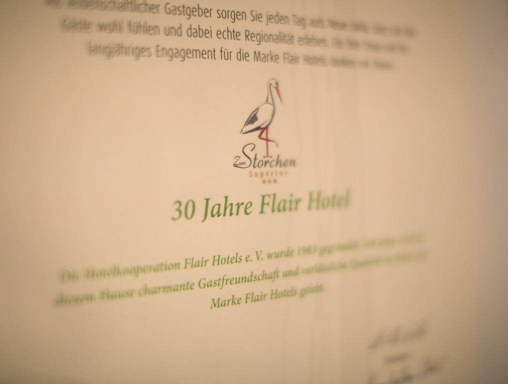 Flair Hotel Zum Storchen Bad Windsheim Esterno foto